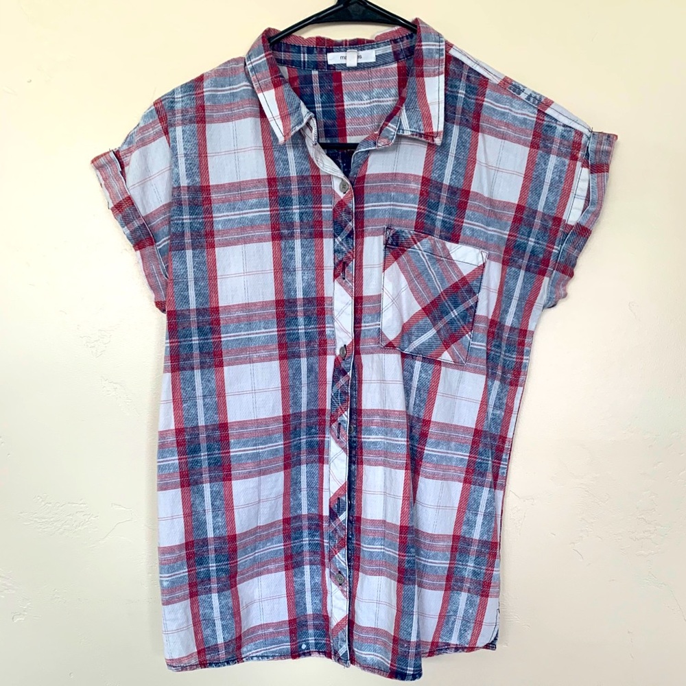 Freedom Plaid Short Sleeve NEW